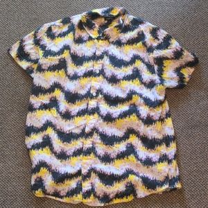 Stripe button down shirt